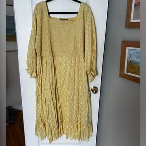 Jessakae midi sun dress- gorgeous yellow